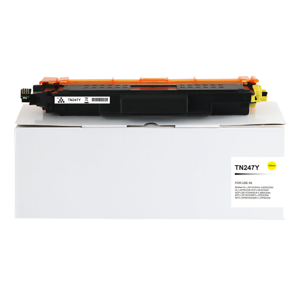 Compatible Brother TN247M Hi Yld Magenta Toner CHIPPED