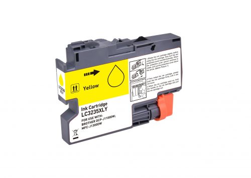 Compatible Brother LC3235XLY Hi Cap Yellow Ink Cartridge (No ink level shown)