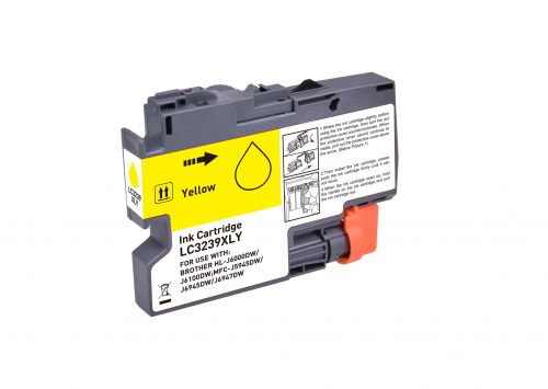 Compatible Brother LC3219XLY, LC3239XLY Yellow Hi Cap Ink Cartridge