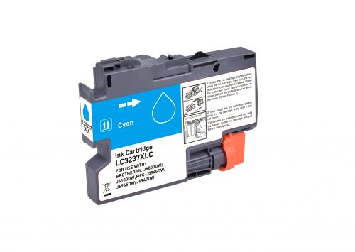 Compatible Brother LC421C, LC422C, LC426C, LC424C, LC427C, LC3211C, LC3233C, LC3217C, LC3237C Cyan Ink Cartridge