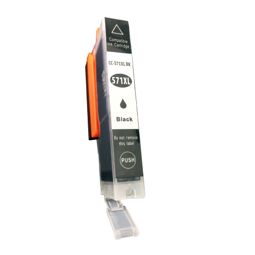 Compatible Canon CLI-571XLBK Hi Yield Black Ink Cartridge