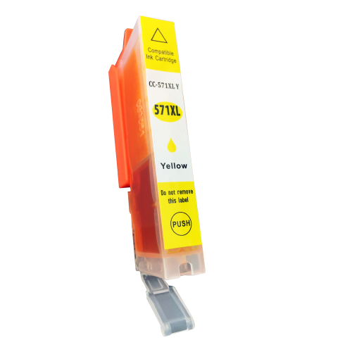 Compatible Canon CLI-571XLY Hi Yield Yellow Ink Cartridge 0334C001