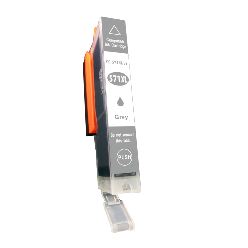 Compatible Canon CLI-571XLGY Hi Yield Grey Ink Cartridge 0335C001