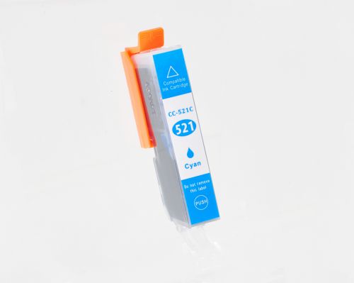 Compatible Canon CLI-8C, 526C, 551XLC, 521C Cyan Inkjet