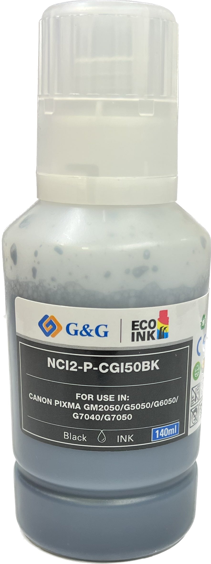Compatible Canon G+G GI-50PGBK Black Ink Bottle