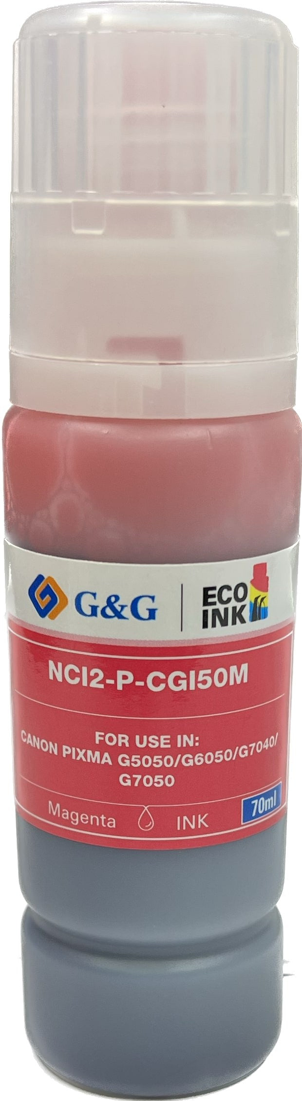 Compatible Canon G+G GI-50M Magenta Ink Bottle