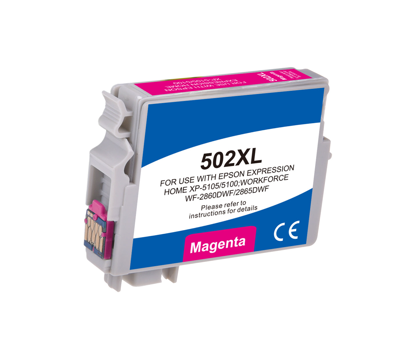 Compatible Epson G+G 502XLC Hi Cap Cyan Ink Ctg C13T02W24010