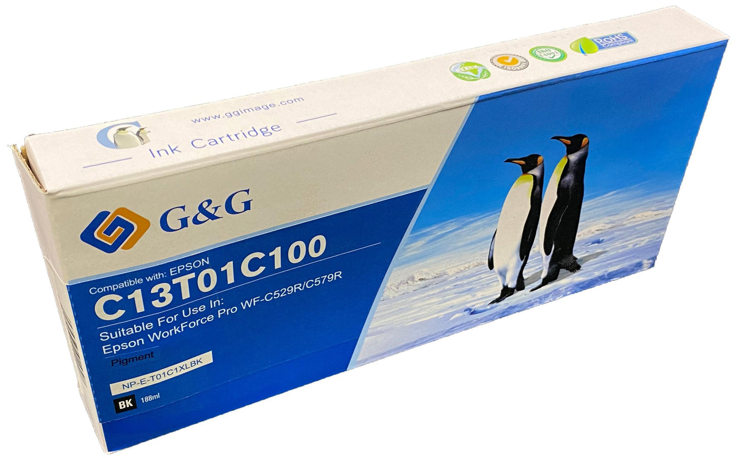 Compatible Epson G+G 502XLY Hi Cap Yellow Ink Ctg C13T02W44010