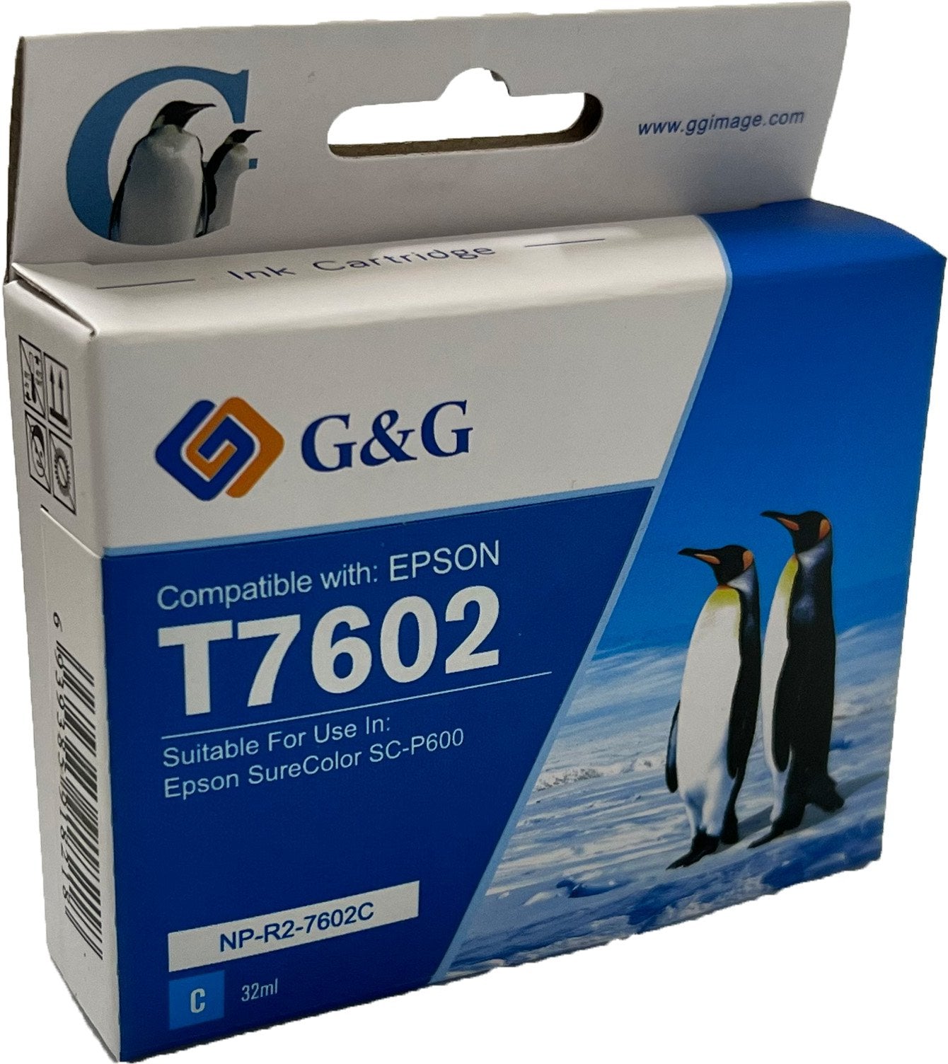 Compatible Epson G+G T7601 Black Wide Format Ink Ctg C13T760140