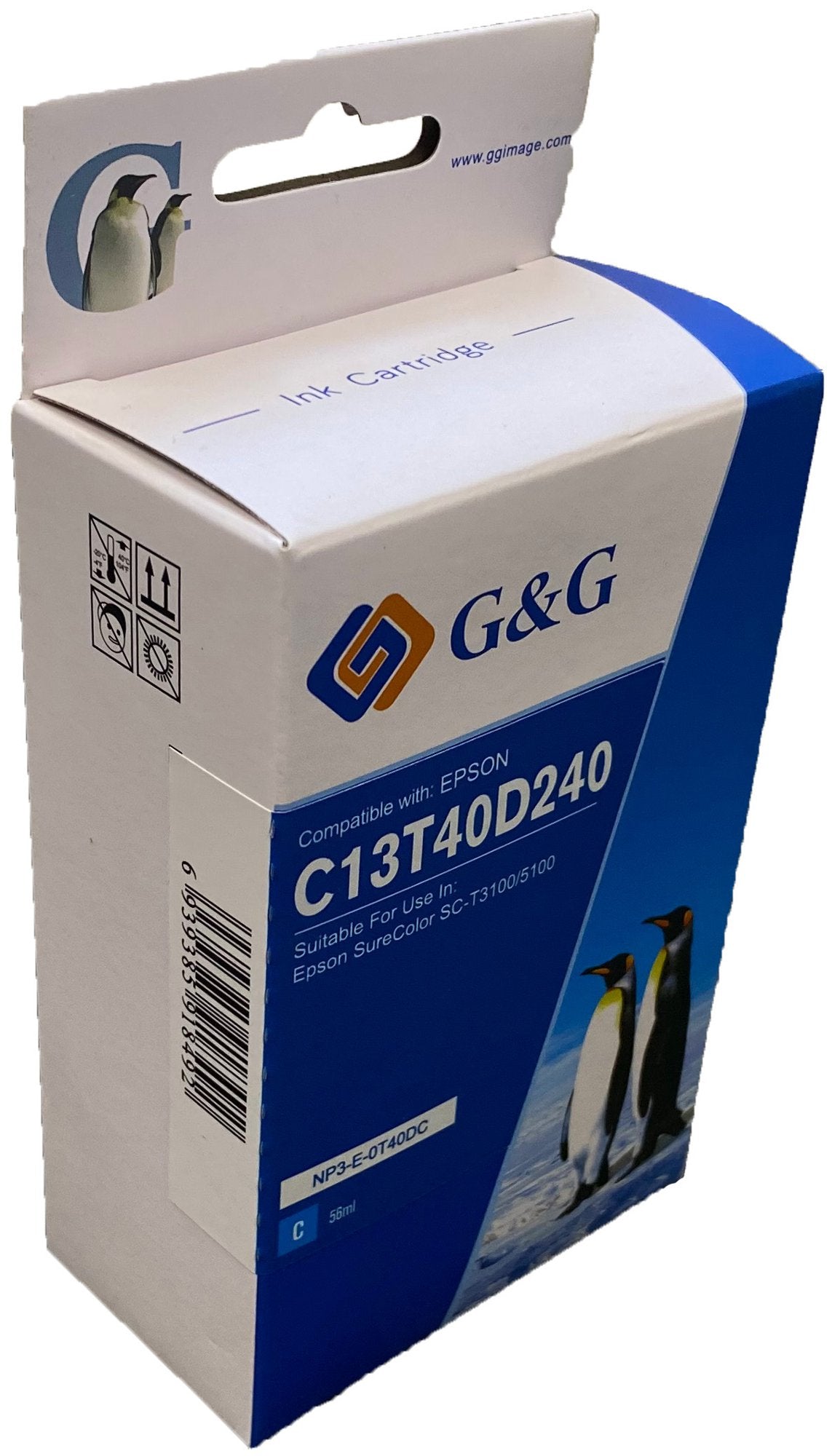 Compatible Epson G+G T40C1 Black Wide Format Ink Ctg C13T40C140