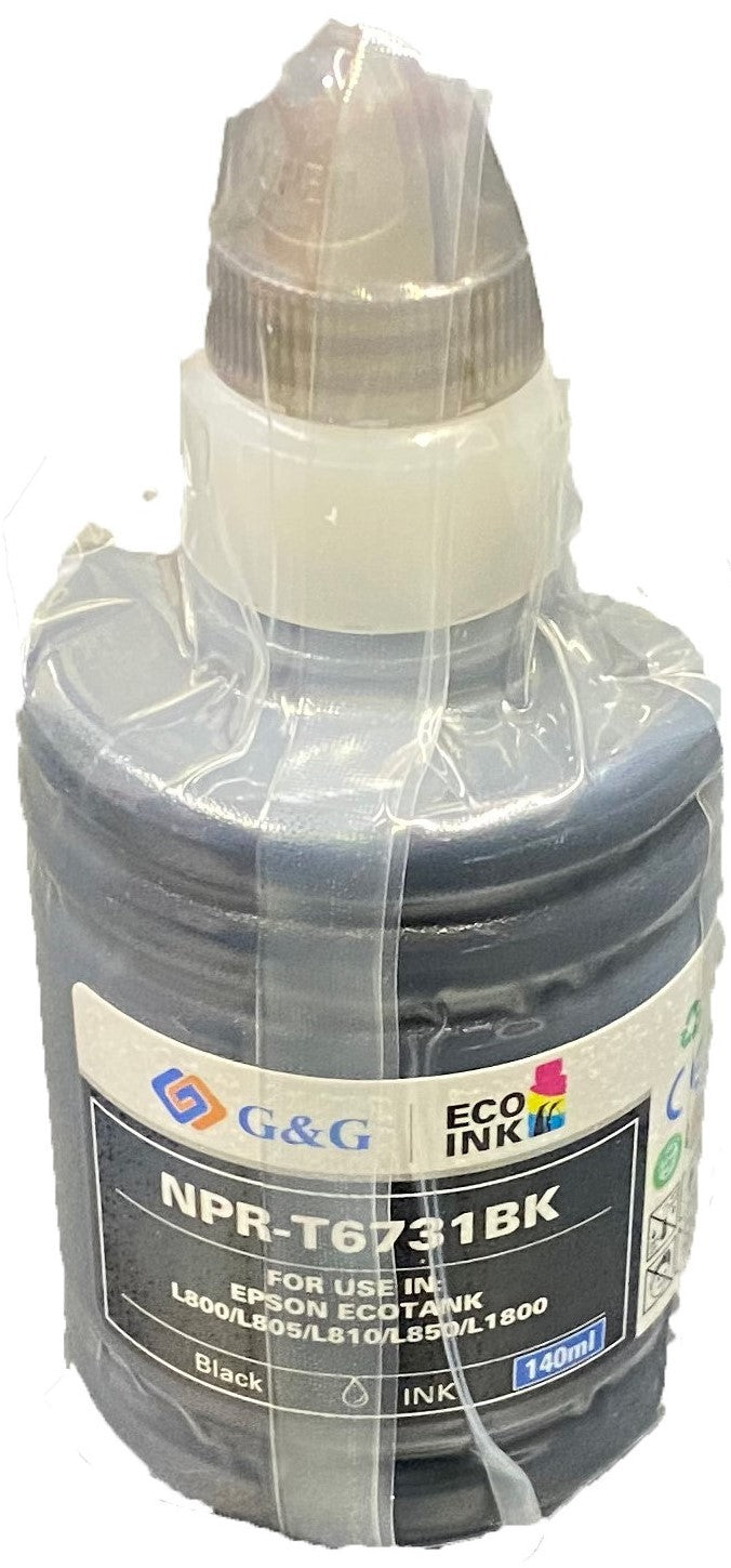 Compatible Epson C13T67314A Black Ink Bottle