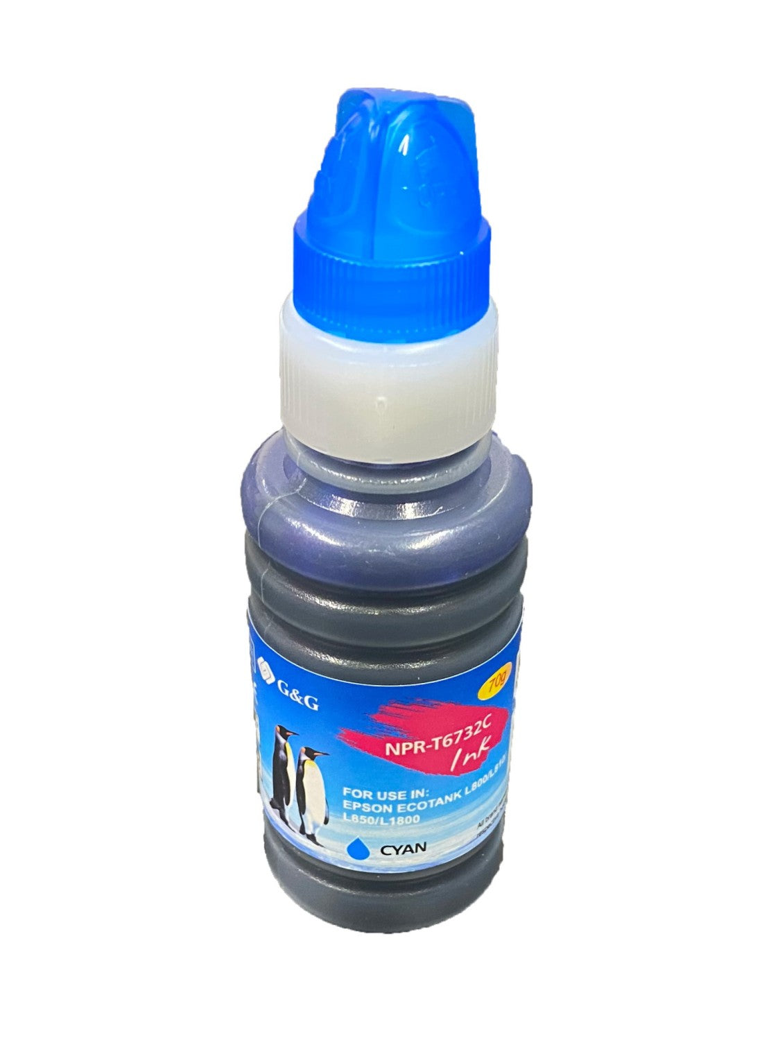 Compatible Epson C13T67324A Cyan Ink Bottle