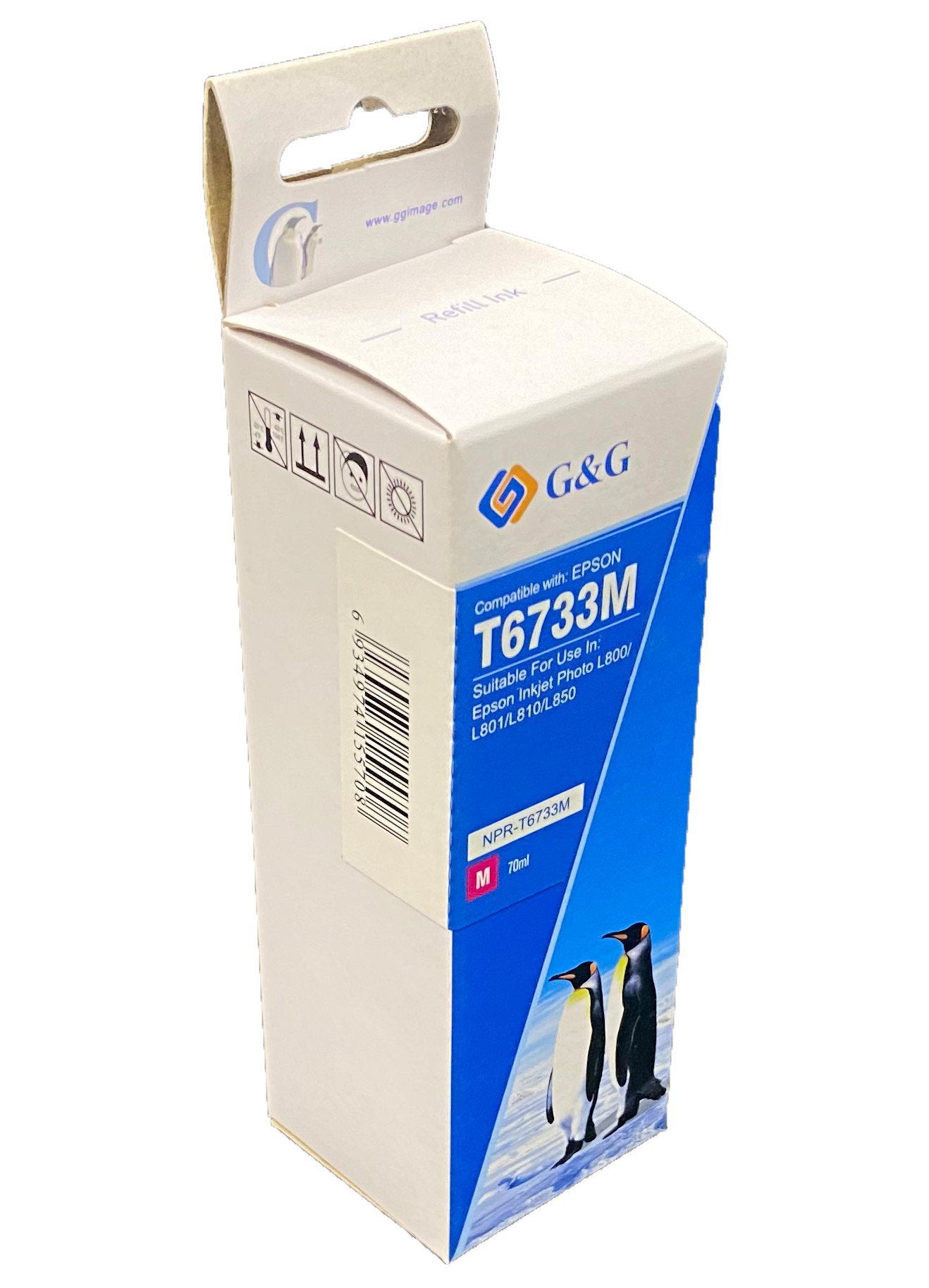 Compatible Epson C13T67324A Cyan Ink Bottle