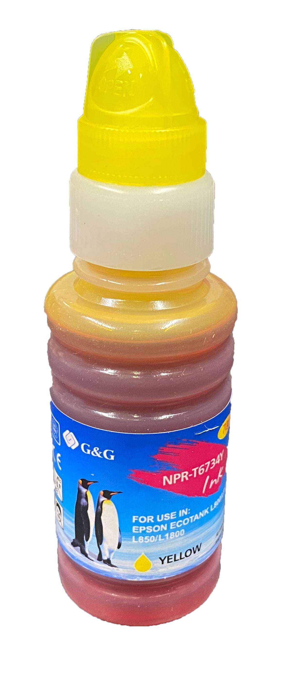 Compatible Epson C13T67344A Yellow Ink Bottle