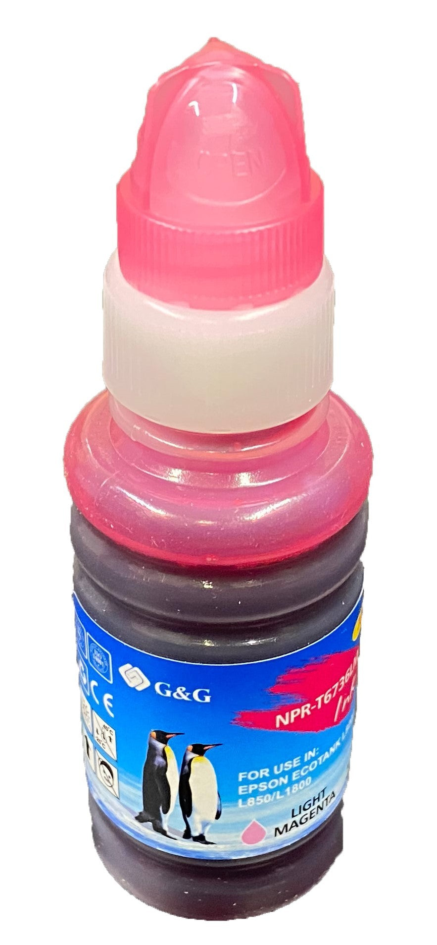 Compatible Epson C13T67364A Light Magenta Ink Bottle