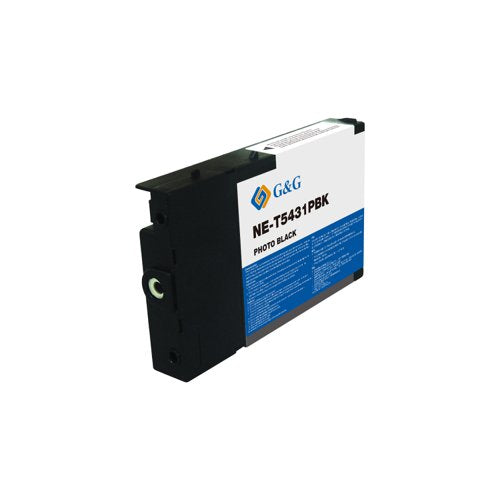 Compatible Epson G+G T543100 Photo Black Dye Ink Cartridge C13T543100
