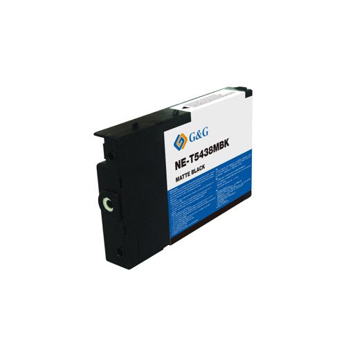 Compatible Epson G+G T543800 Matte Black Dye Ink Cartridge C13T543800