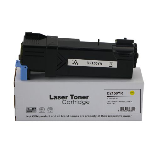 Compatible Dell 593-11019, 11131, 10314, 11037 Yellow Toner