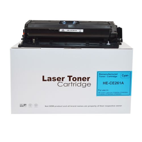 Remanufactured HP CE261A Cyan 648A Toner