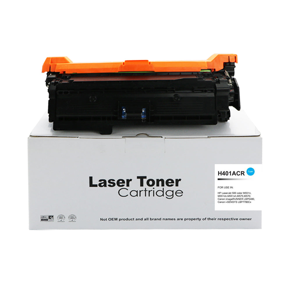 Remanufactured HP Laserjet 500 Hi Yld Black CE400X Toner 507X also for Canon 732