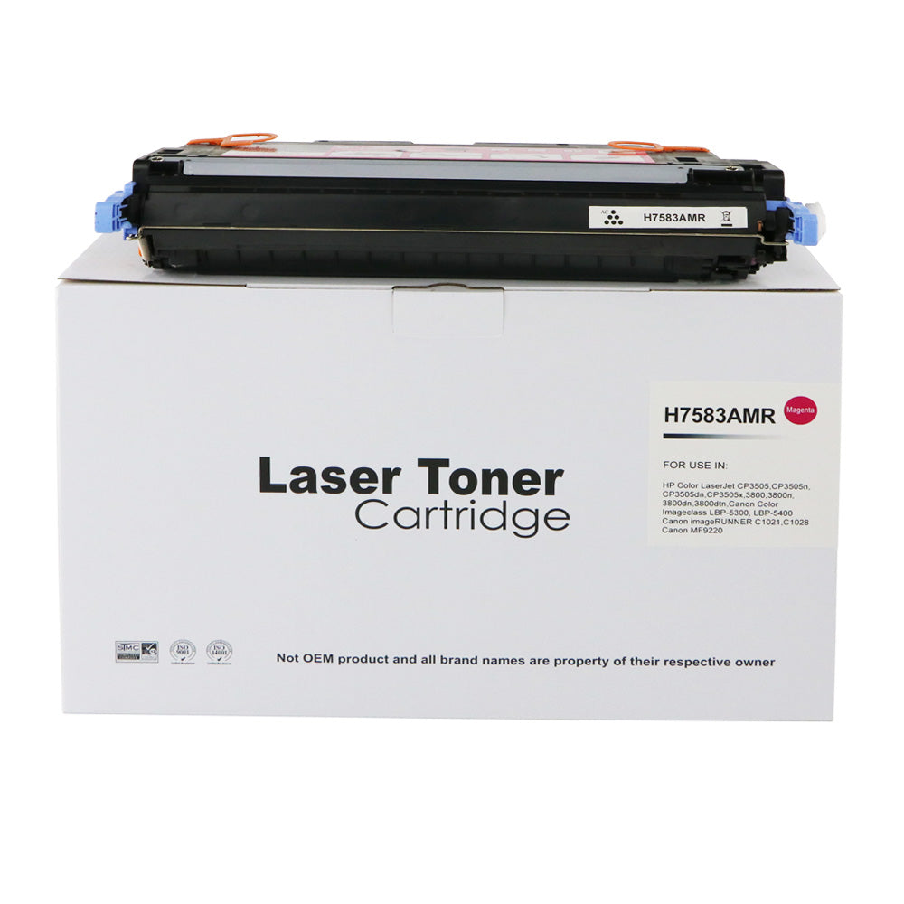 Remanufactured HP Laserjet 3800 Cyan Toner Q7581A Ctg