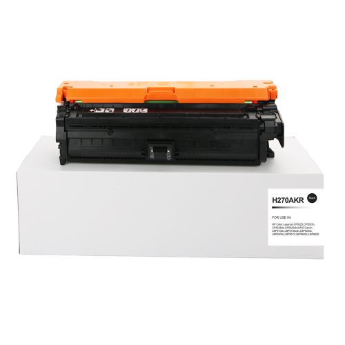 Remanufactured HP CE270A Black Toner