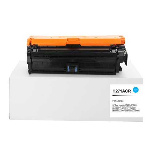 Remanufactured HP CE271A Cyan Toner