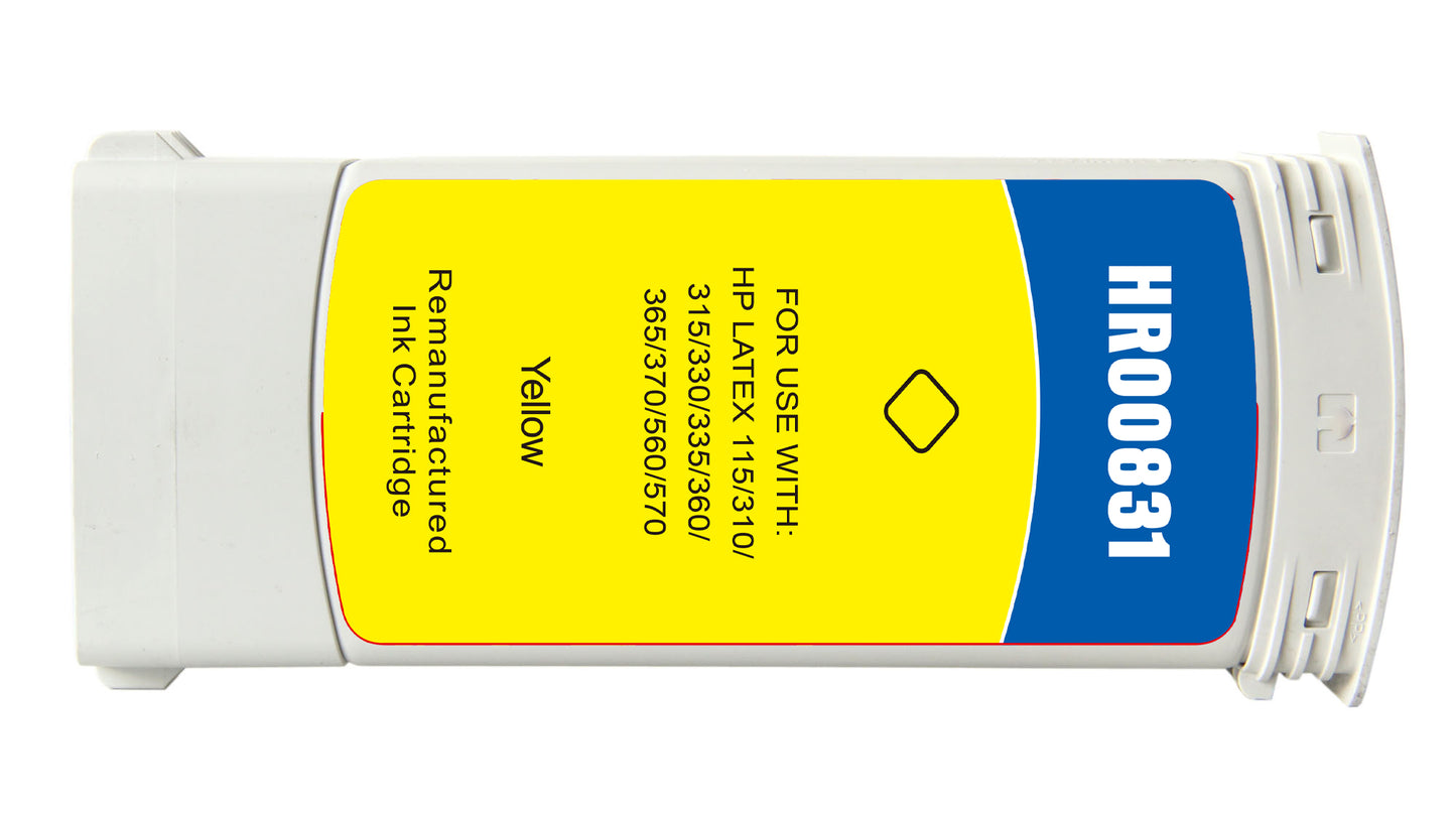 Remanufactured HP G+G 831 Magenta Latex Wide Format Ink Ctg CZ696A HP 831