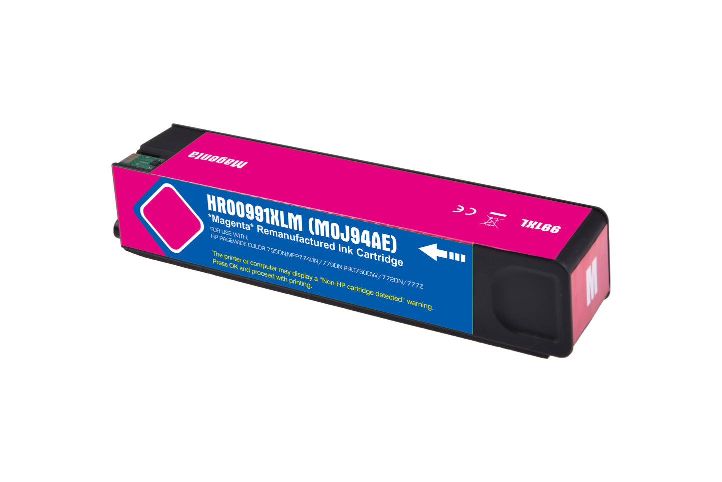 Remanufactured HP G+G 991X Hi Cap Cyan Ink Ctg M0J90AE HP 991X