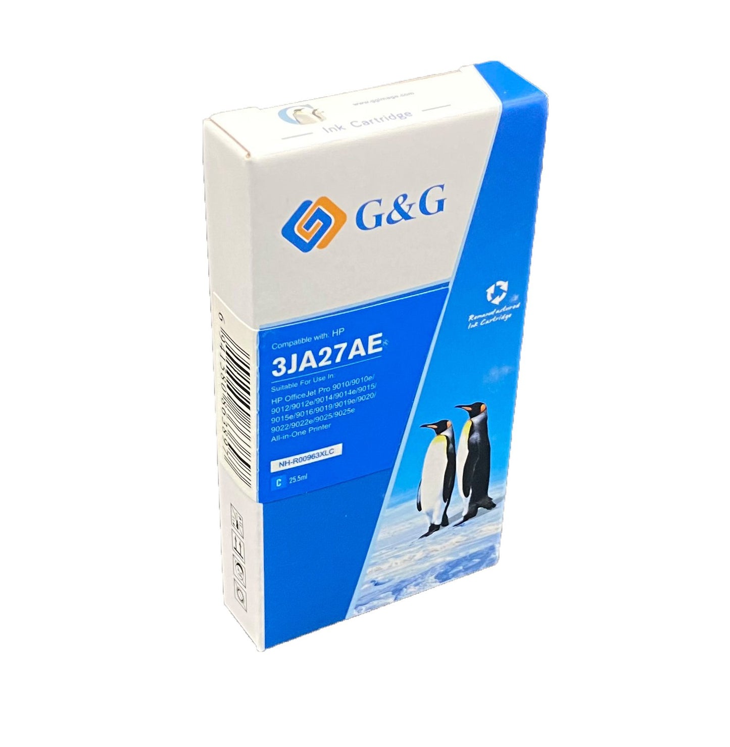 Remanufactured HP G+G 3JA30AE 963XL Black Ink Ctg - Ink Level Shown