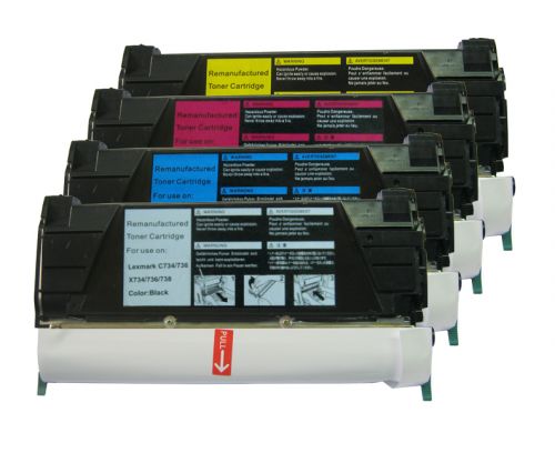 Remanufactured Lexmark C734M Magenta C734A2MG Toner