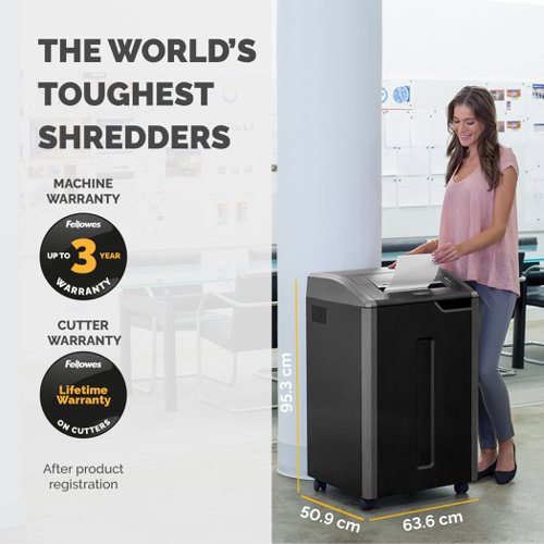 Powershred 225ci, 325ci, 425ci, 485ci Shredder (Cross Cut) 230V EU/UK