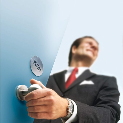 Durable PICTO 'Pull' Sign 65mm