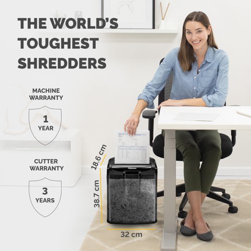 Powershred m-7cm Shredder (Cross Cut) 230V UK