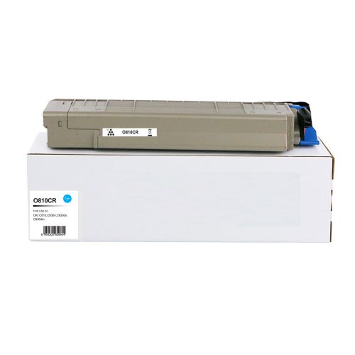 Remanufactured OKI C810C Cyan 44059107 Toner