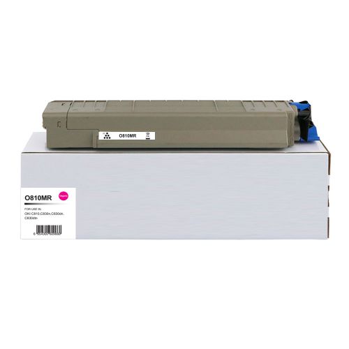 Remanufactured OKI C810M Magenta 44059106 Toner