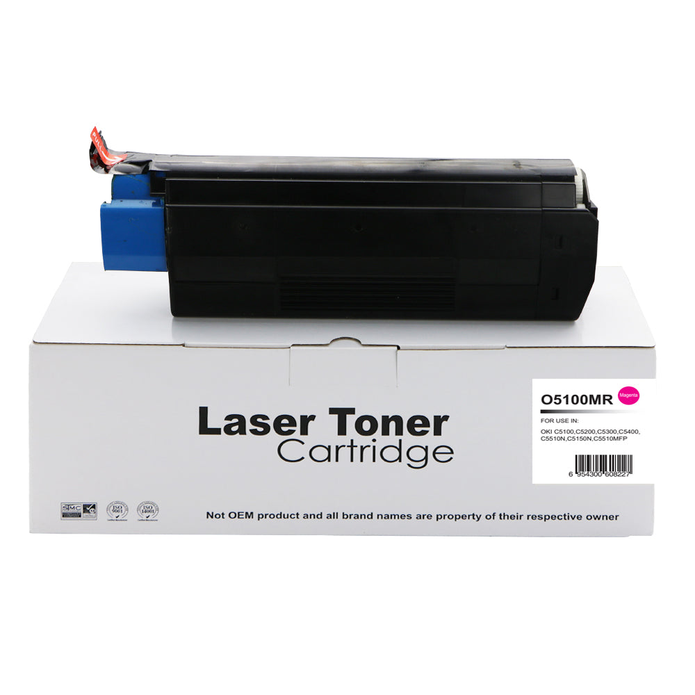 Remanufactured OKI C5300 Cyan Toner 42127407