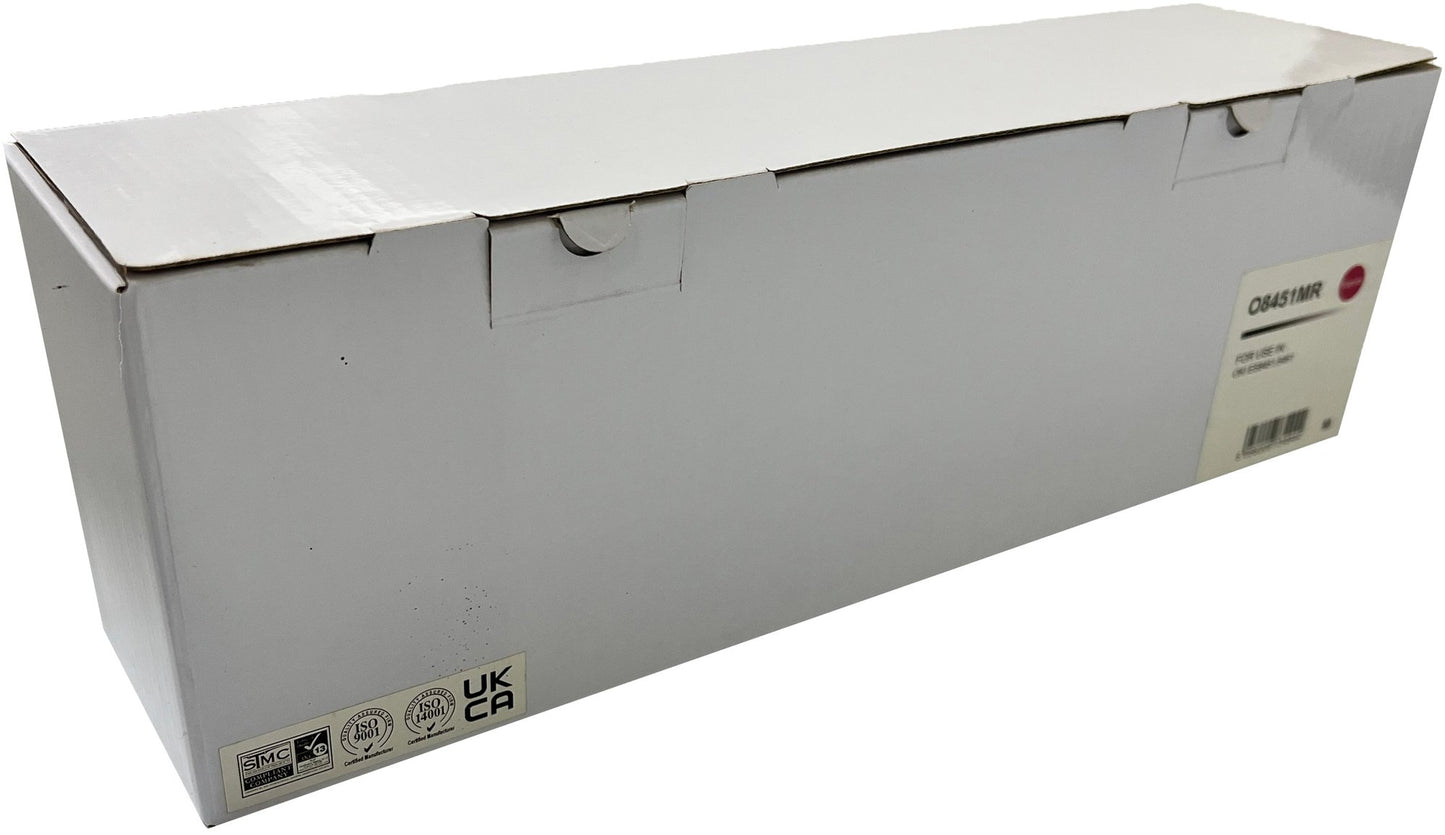 Remanufactured OKI ES8451 Cyan Toner 44059259