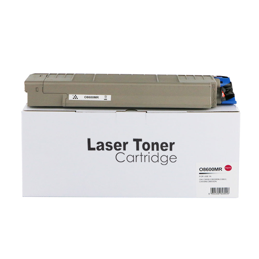 Remanufactured OKI C8600 Cyan Std Yield Toner 43487711