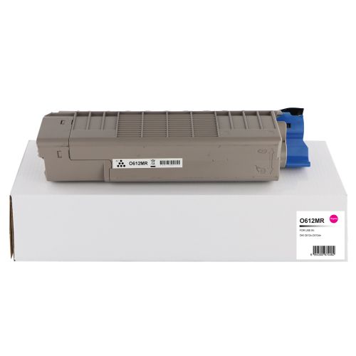 Remanufactured OKI C612M Magenta 46507506 Toner
