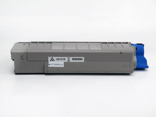 Remanufactured OKI C612Y Yellow 46507505 Toner