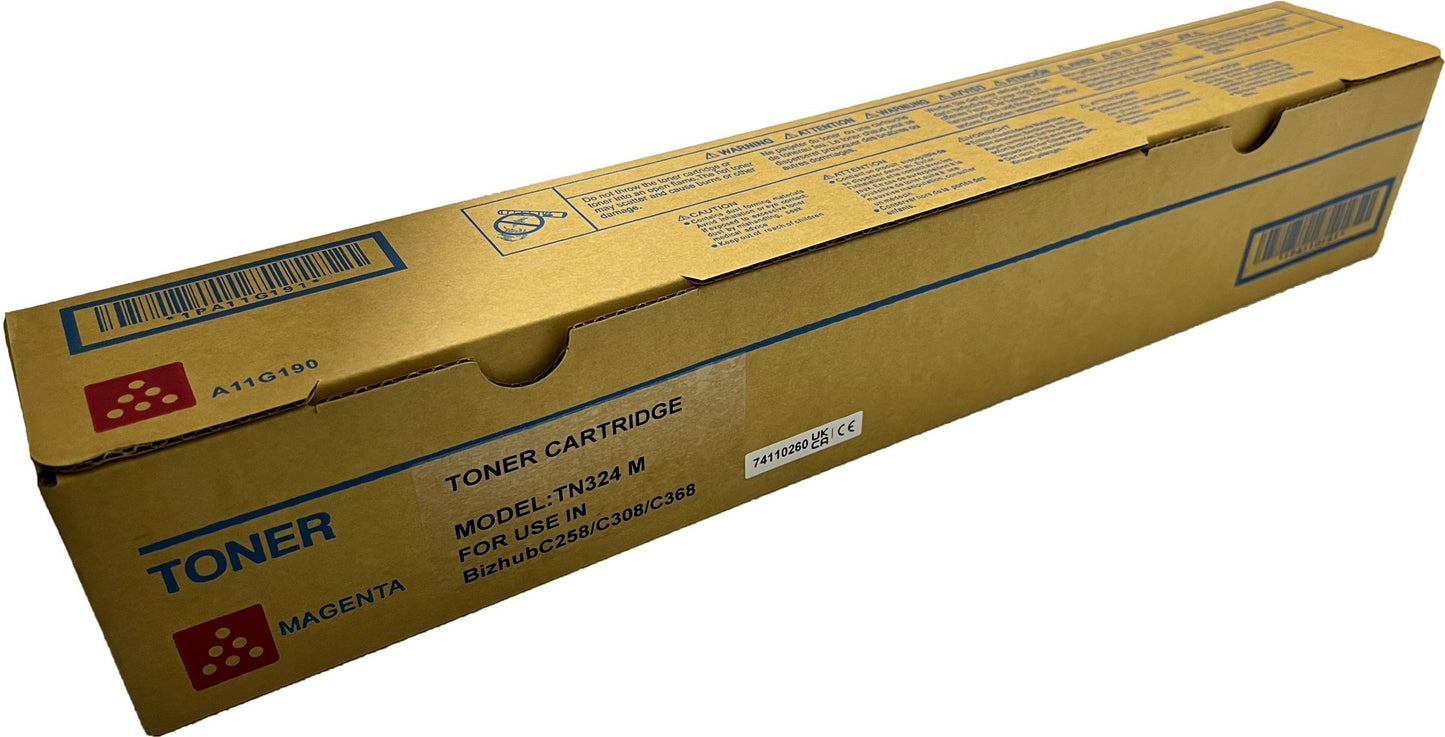 Compatible Konica Minolta Bizhub C258 Cyan Toner TN324C A8DA450