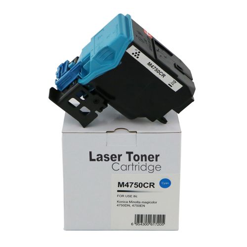 Remanufactured Konica Minolta A0DK452, A0X5451 Cyan Toner
