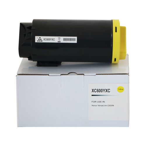 Compatible Xerox C600HCY Yellow Hi Cap 106R03906 Toner