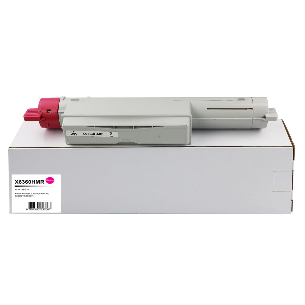 Remanufactured Xerox Phaser 6360 Cyan Hi Yld Toner 106R01218
