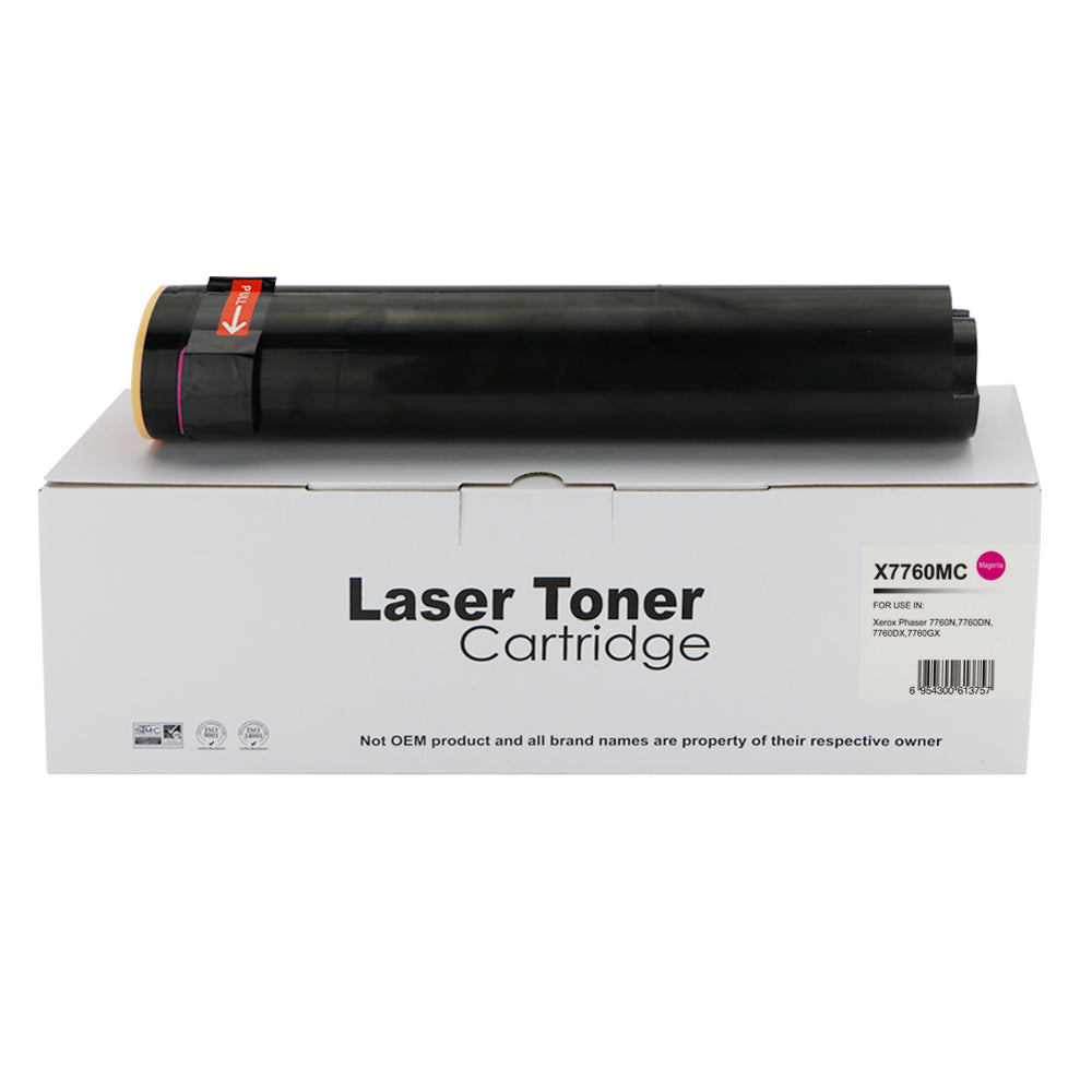 Compatible Xerox Phaser 7760 Hi Cap Cyan Toner 106R01160