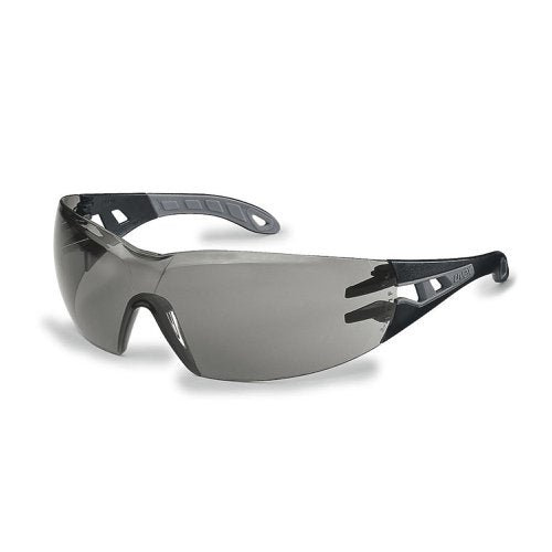 Uvex Pheos Safety Spec Clear, Grey (Pack of 10)