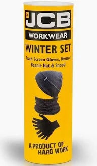 JCB Winter Set Hat Snood and Gloves