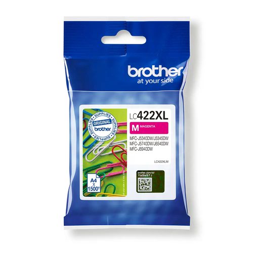 OEM Brother LC421XLM, LC426XLM, LC422XLM, LC427XLM High Capacity Magenta Ink Cartridge