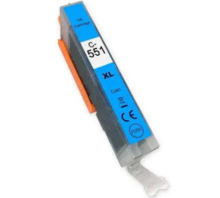 Remanufactured Canon CLI-551XLC Cyan Inkjet